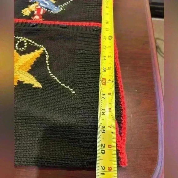 VTG Bechamel XL Christmas Sweater Vest Knit Holiday Grannycore Ugly Christmas - Picture 5 of 9